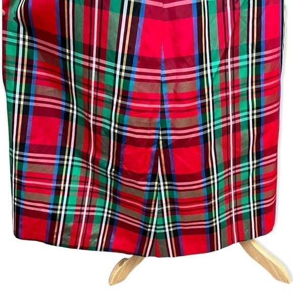 Vintage Prairie Goth? Black Velvet & Red Plaid Two Piece Maxi Skirt And Jacket S - Picture 3 of 14